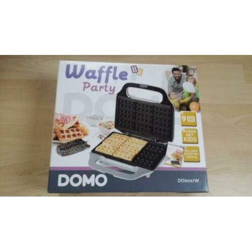 Nieuwe Domo DO9057W waffle party wafelijzer voor mini wafels