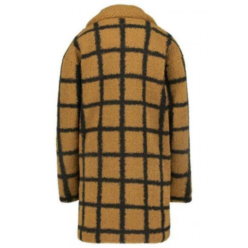 Bruin/Zwarte Hema Teddy Jas maat L