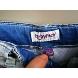 Korte broek jog jeans Babyface 74 jongen