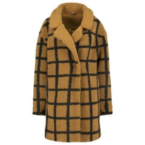 Bruin/Zwarte Hema Teddy Jas maat L