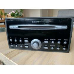 Ford Focus Fiesta 2Din Sony MP3 radio inc keycode