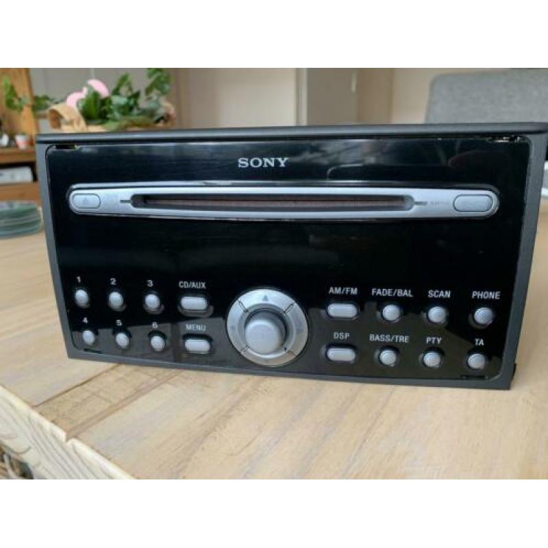 Ford Focus Fiesta 2Din Sony MP3 radio inc keycode
