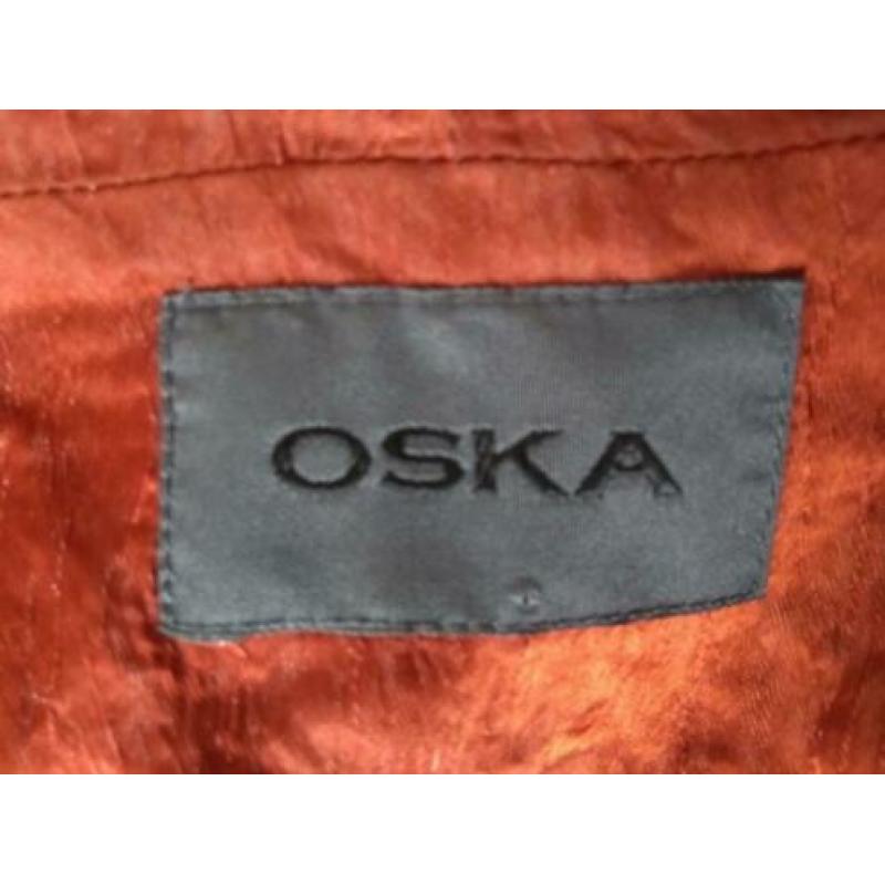 Roestbruin kreuk jasje van Oska maat 2