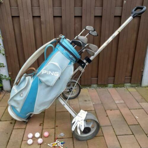 Dames Callaway complete golfset in PING golftas en extra's