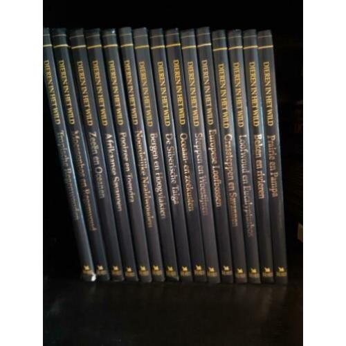 Serie 15 stuks Dieren in het wild