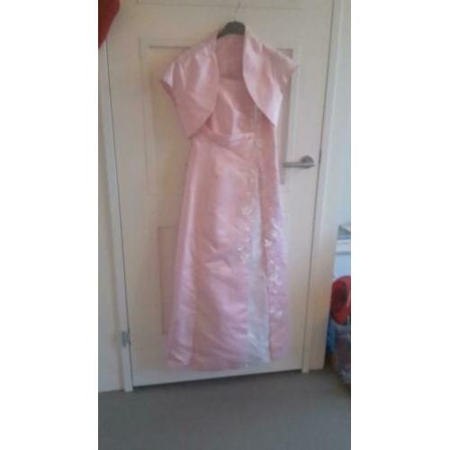Galajurk met bolero roze