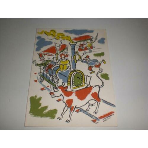 Menukaart Lunch aangeboden door de Holland-Amerika Lijn 1955