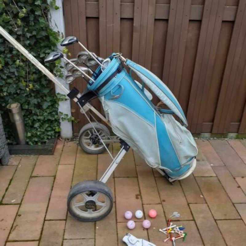 Dames Callaway complete golfset in PING golftas en extra's