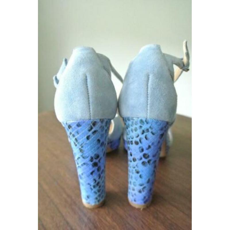Schoenen OPRUIMING alles €5,- Geox sandalen/pumps blauw