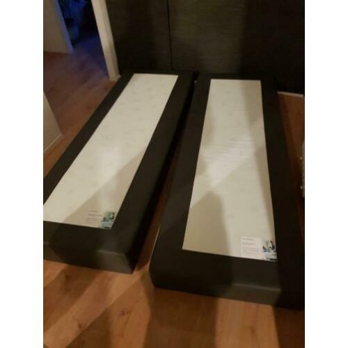 Twee goede matrassen 70*200 + topmatras 140*200 zgan