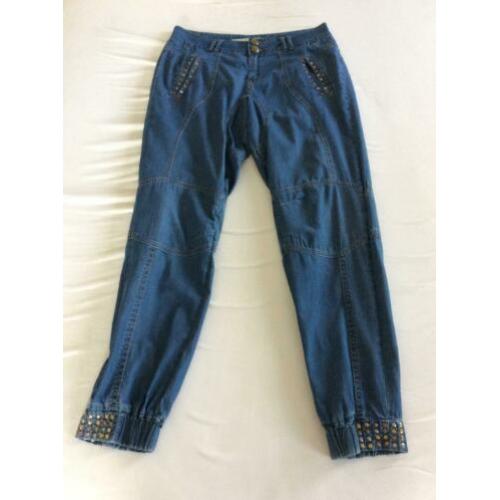 Wijd zittende broek met laag kruis van Sub Culture maat 36