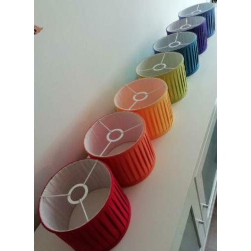 lampenkapjes kleuren regenboog