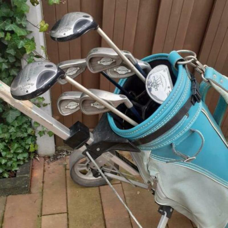 Dames Callaway complete golfset in PING golftas en extra's