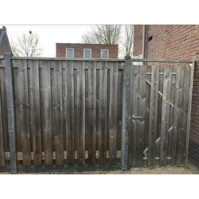 Schuttingen met poort , 9 meter