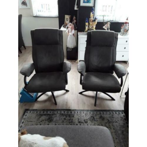 2 stuks relaxfauteuilles