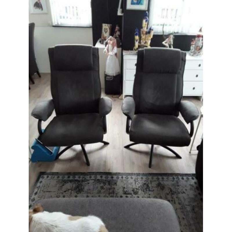 2 stuks relaxfauteuilles