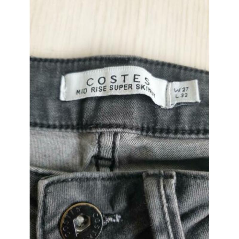 Costes spijkerbroek skinny jeans maat 27/32