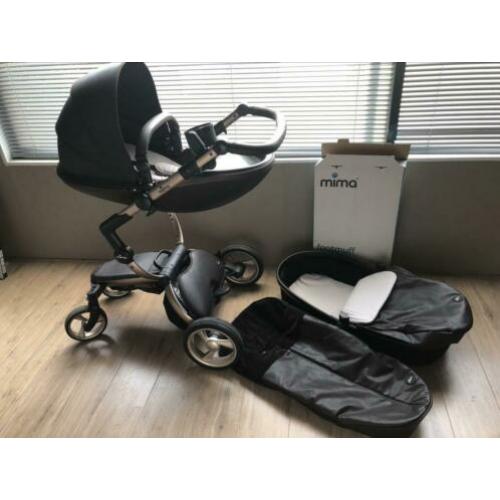 Mima kinderwagen limited edition rosegoud + veel accessoires