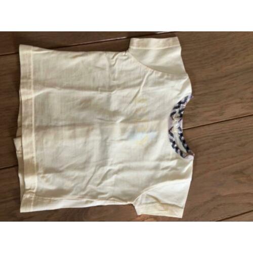 Burberry T-shirtje maat 62/67 zgan