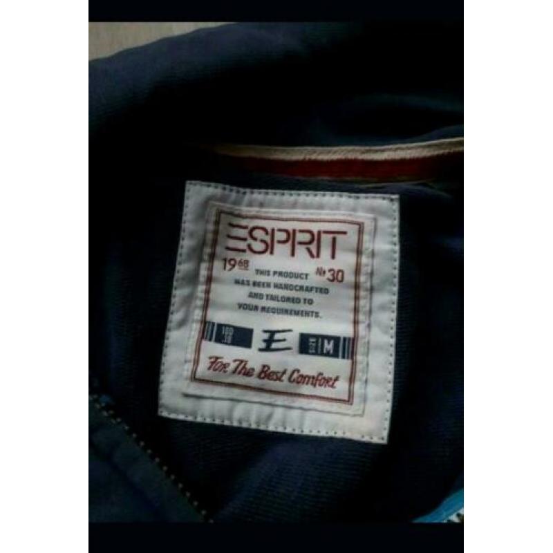 Esprit blauw vest maat M