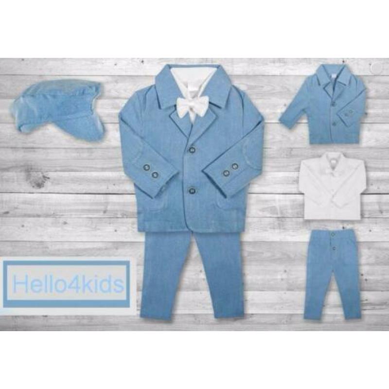 56 bruidsjonker romper doop baby trouwromper hemelsblauw