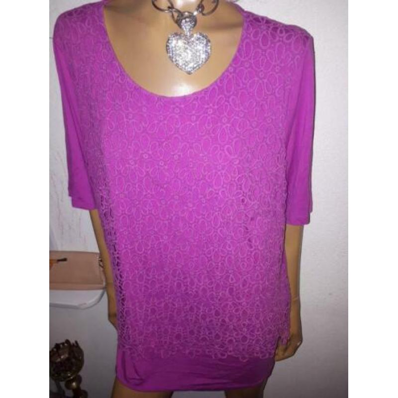 Prachtige ERFO shirt maat 48 ZGAN roze