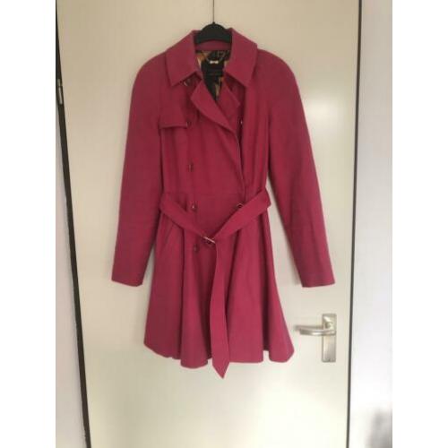 Ted baker jas jasje zomerjas trenchcoat dames maat 36 roze