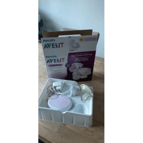 Avent elektrische kolf + handkolf + flesjes + bewaarbakjes