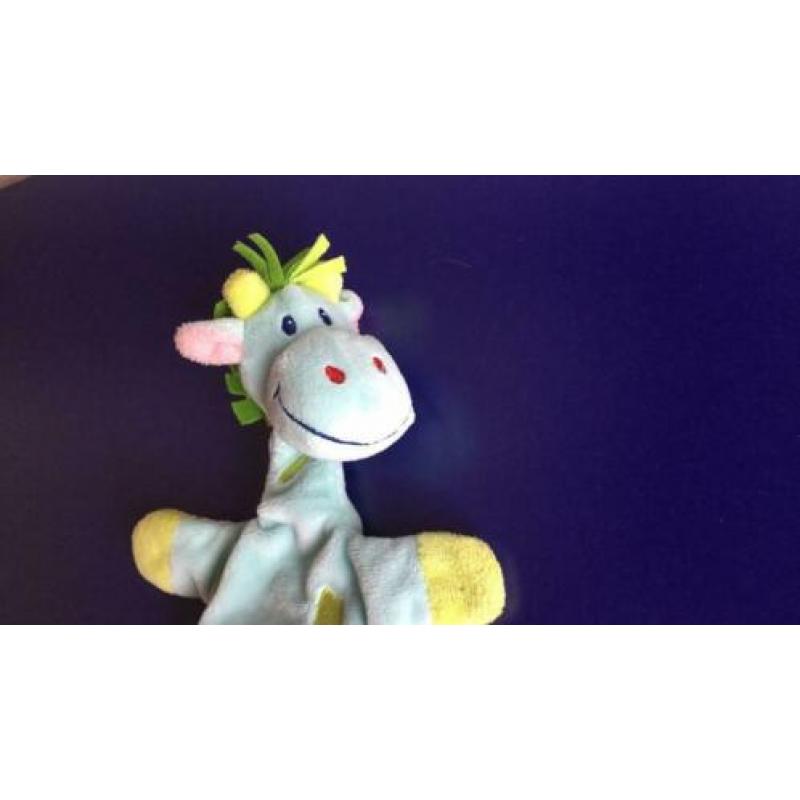 Prenatal giraf giraffe licht groene knuffel