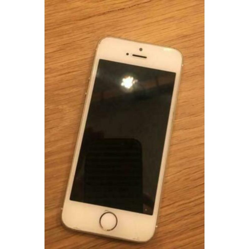 iPhone 5S goud wit gold 16 mb IZGST!!