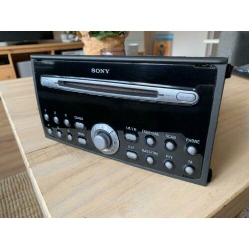 Ford Focus Fiesta 2Din Sony MP3 radio inc keycode