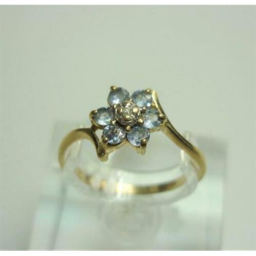 Ring goud met diamant en edelstenen / Z6284