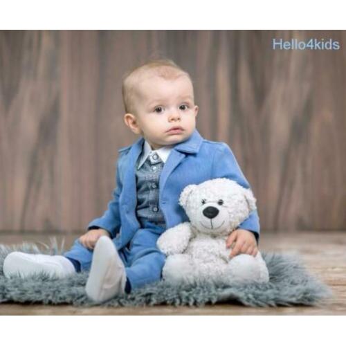 56 bruidsjonker romper doop baby trouwromper hemelsblauw