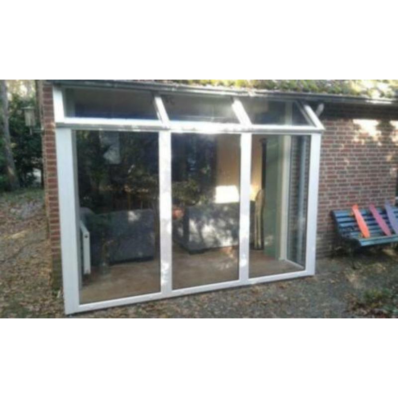 Kunststof puien/kozijnen voor tuinkamer, serre of erker