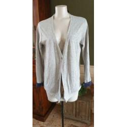 ZGAN grijze 10 DAYS vest 3 L 42/44 over sized, vestje grijs