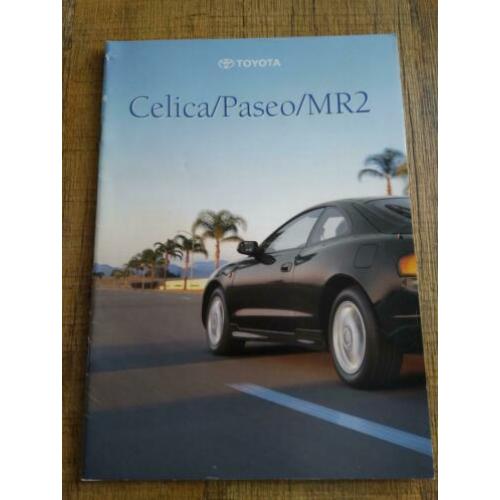 Toyota Celica/Paseo/MR2 folder uit 1998