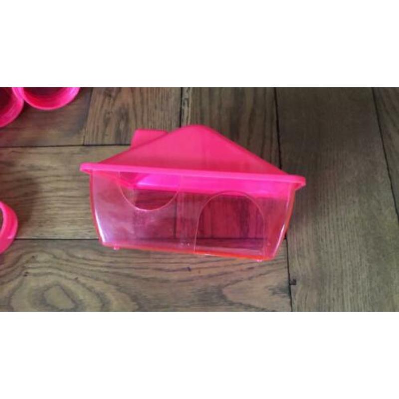 Hamsterkooi met toebehoren