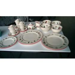 Wedgwood Windsor Christmas kerstservies made in England.