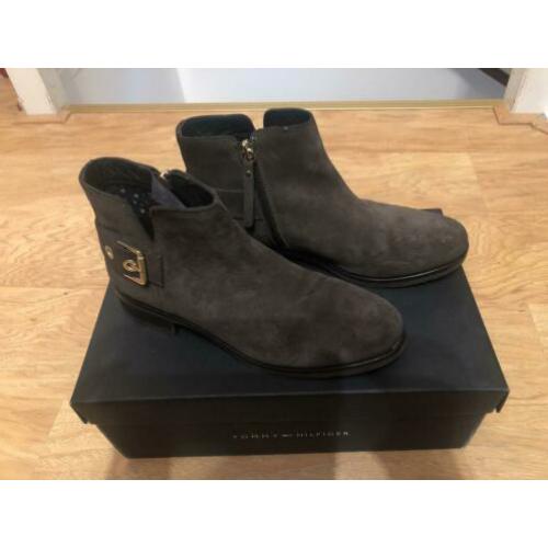 Tommy Hilfiger enkel laarzen maat 37 echt suède