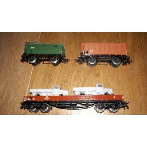 Marklin spoor ho mooi lot wagons 800 serie
