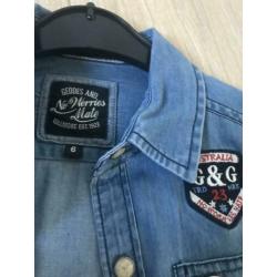 Geddes and Gillmore jeans hemd blouse - maat 116
