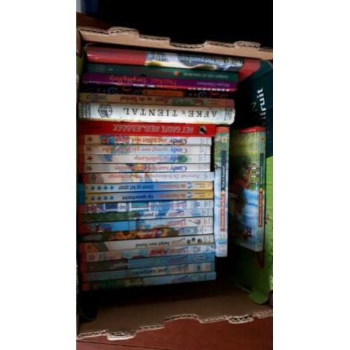 Pakket boeken meisje vanaf ongeveer 8 jaar 25 stuks