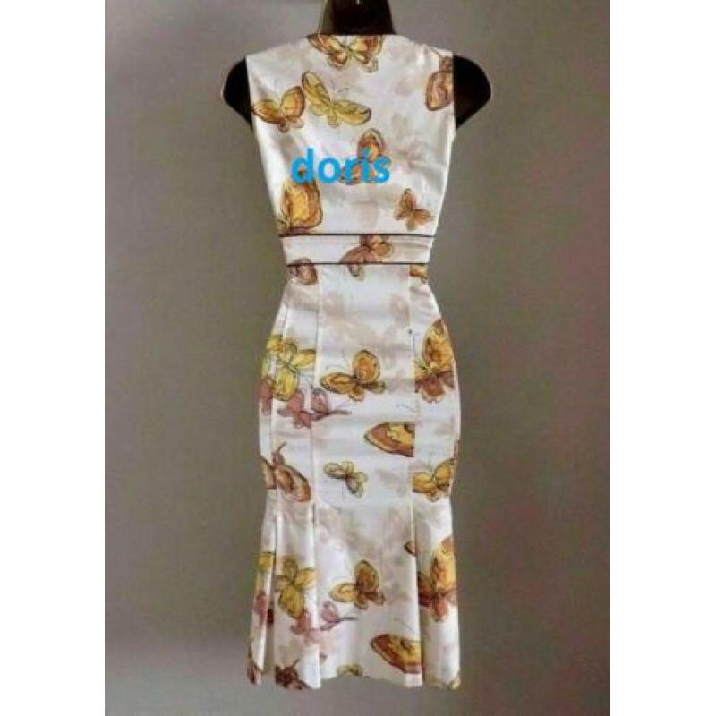 vlinders jurk Karen Millen maat 14/42 oksel tot oksel 45 tot