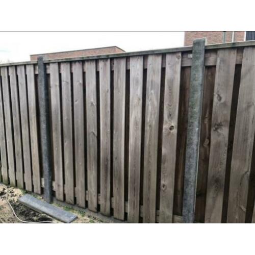 Schuttingen met poort , 9 meter