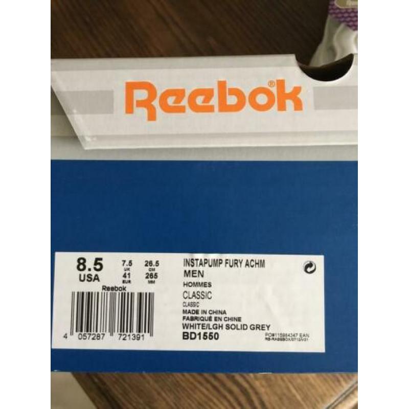 Reebok pump it up. Maat 8.5 = 41