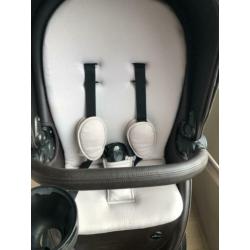 Mima kinderwagen limited edition rosegoud + veel accessoires