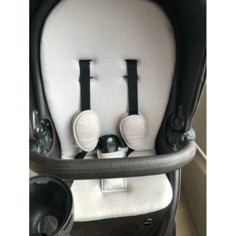 Mima kinderwagen limited edition rosegoud + veel accessoires