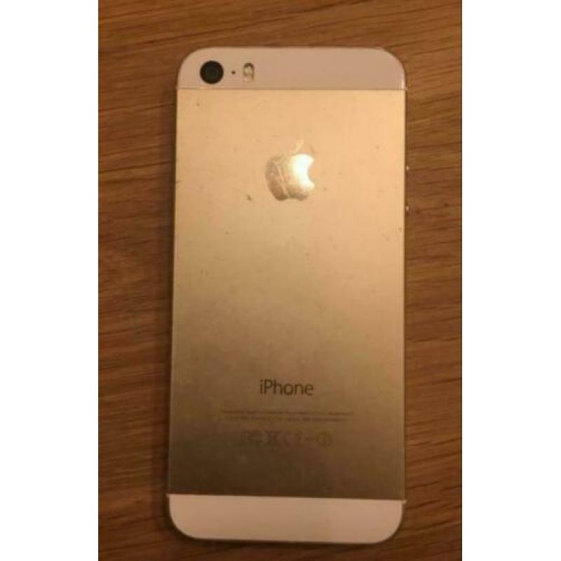iPhone 5S goud wit gold 16 mb IZGST!!