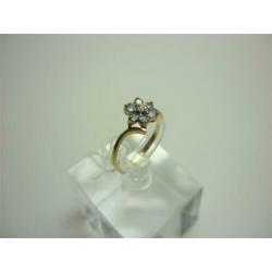Ring goud met diamant en edelstenen / Z6284