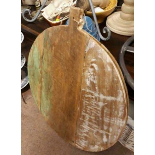 Ronde, houten kaasplanken, in nieuw jasje